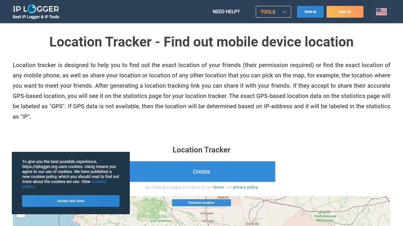Find phone locations by GPS - IPLogger
